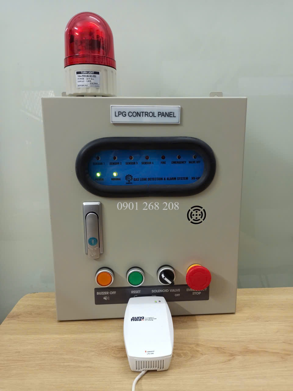 Tu bao ro gas viet nam ket noi dau do SHT-202 sunghwa han quoc